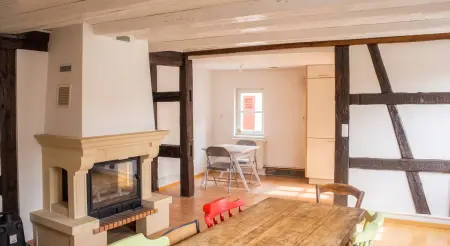 Appartement avec cheminée et terrasse à Eguisheim, 110 m², 8 personnes : photo 9
