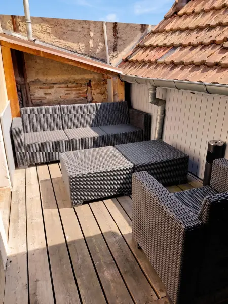 Appartement avec cheminée et terrasse à Eguisheim, 110 m², 8 personnes : photo 19