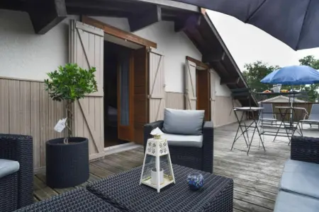 Villa avec piscine et jardin, Gujan-Mestras, Villa 12 personnes à Gujan Mestras - Photo 3
