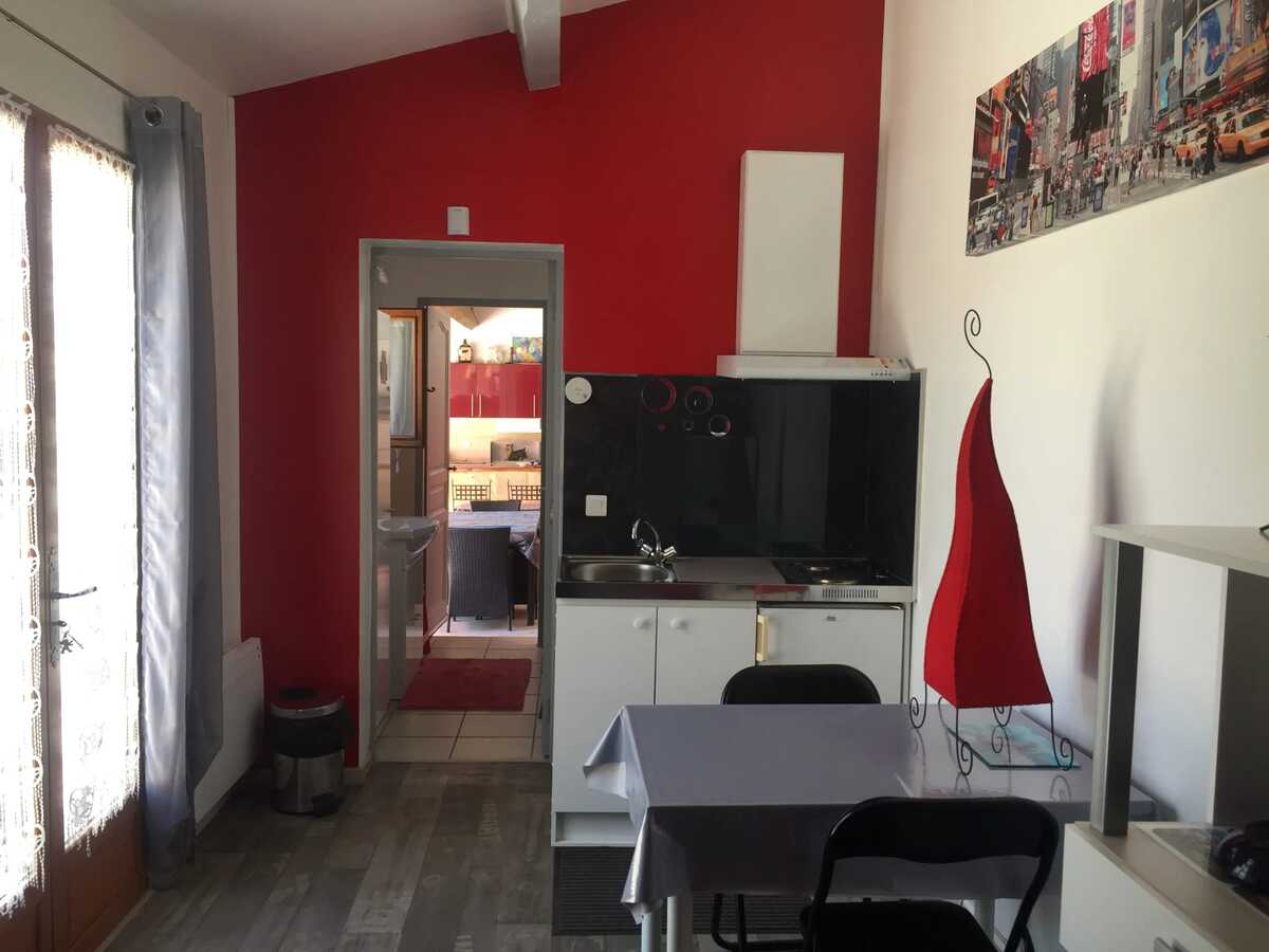 Studio 30 m² avec piscine et jardin privé à Sernhac - Photo 5