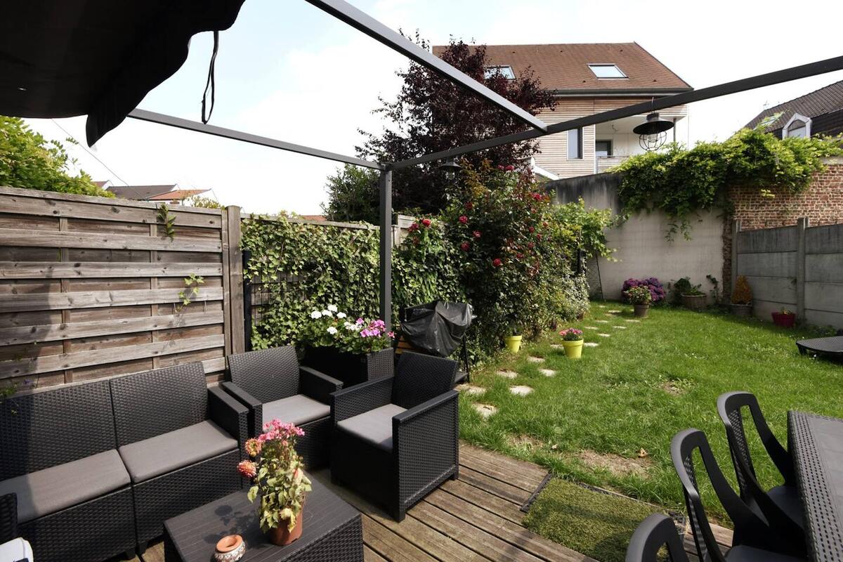 Maison 4 chambres La Madeleine, jardin clôturé et barbecue - Photo 1