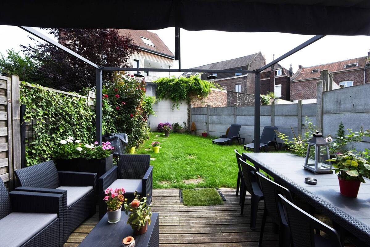 Maison 4 chambres La Madeleine, jardin clôturé et barbecue - Photo 30
