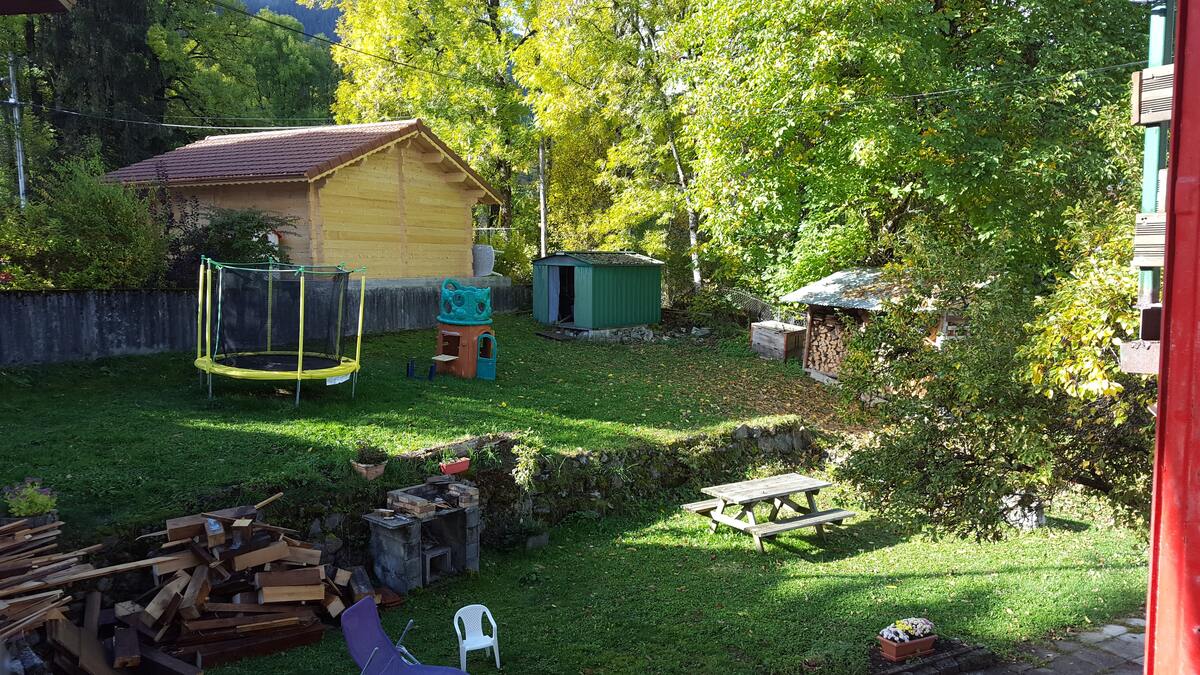 Appartement 8 pers. vue montagnes et jardin à Mont-Saxonnex - Photo 9