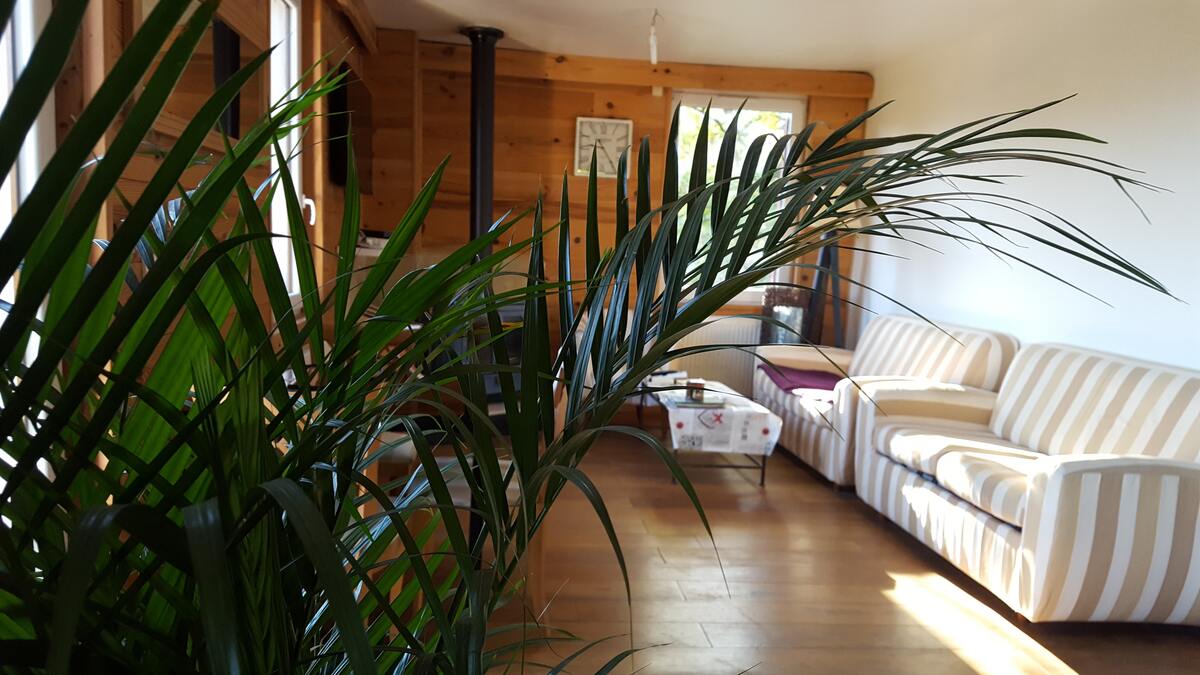 Appartement 8 pers. vue montagnes et jardin à Mont-Saxonnex - Photo 12