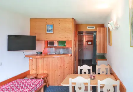 Location appartement à Bourg Saint Maurice, Charmant studio à Bourg-Saint-Maurice 30 m² vue montagne