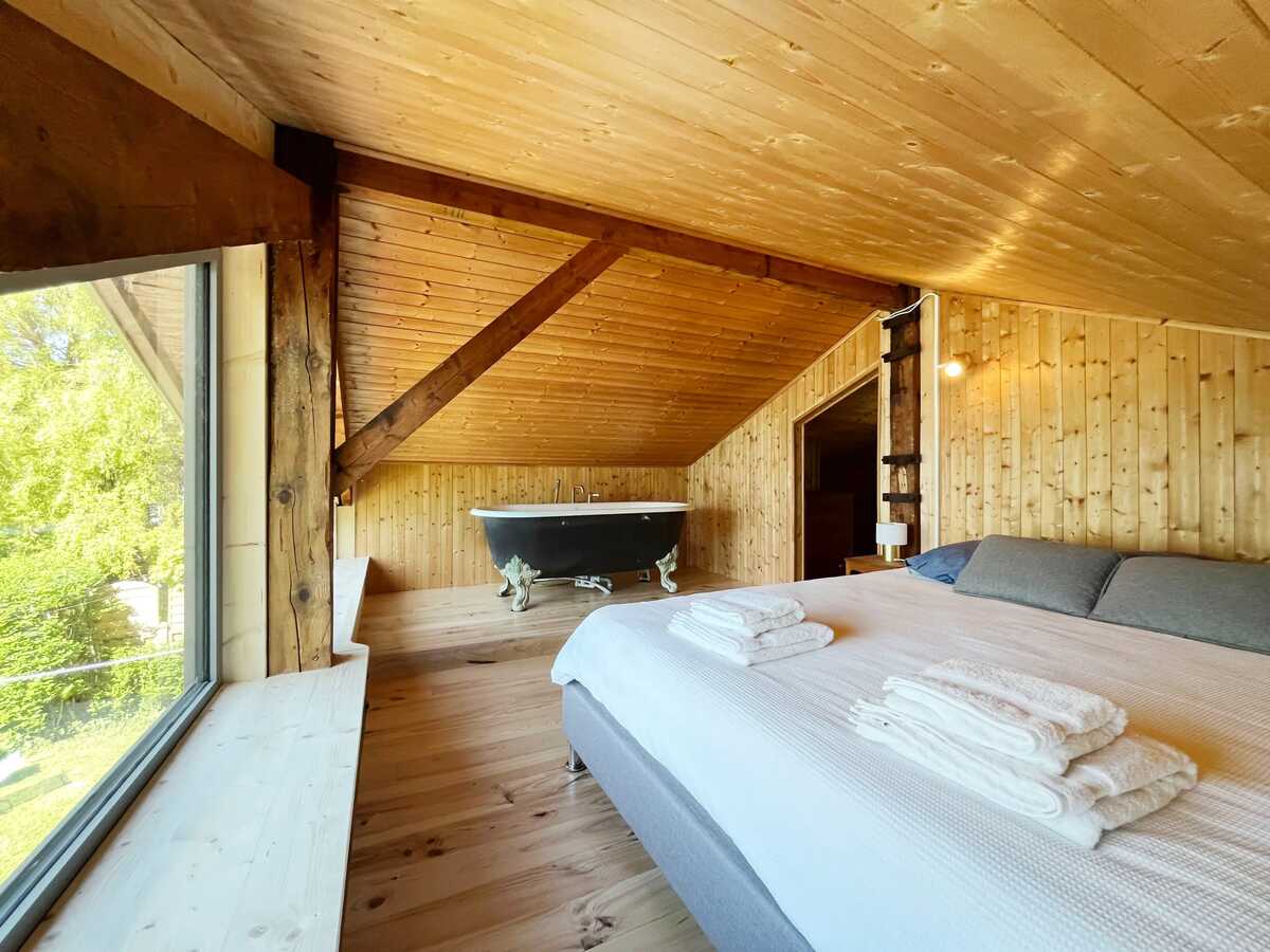 Chalet 8 pers. accès direct Lac d'Annecy à Talloires - Photo 4