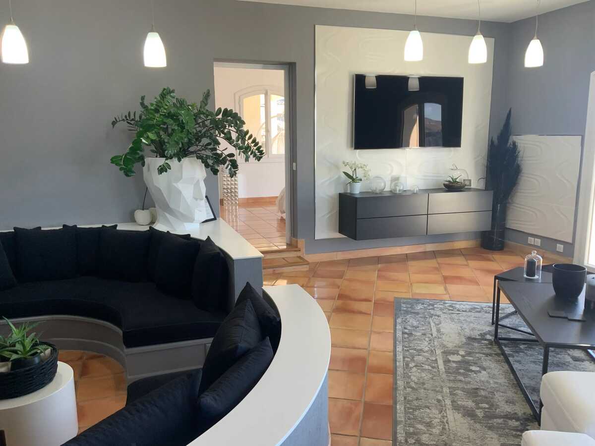 Villa avec piscine privée et vue mer à Aspremont - Photo 26