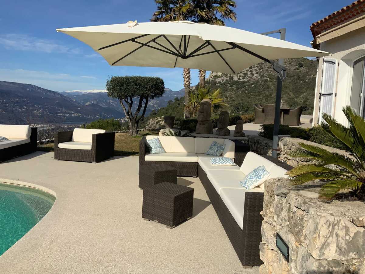 Villa avec piscine privée et vue mer à Aspremont - Photo 39
