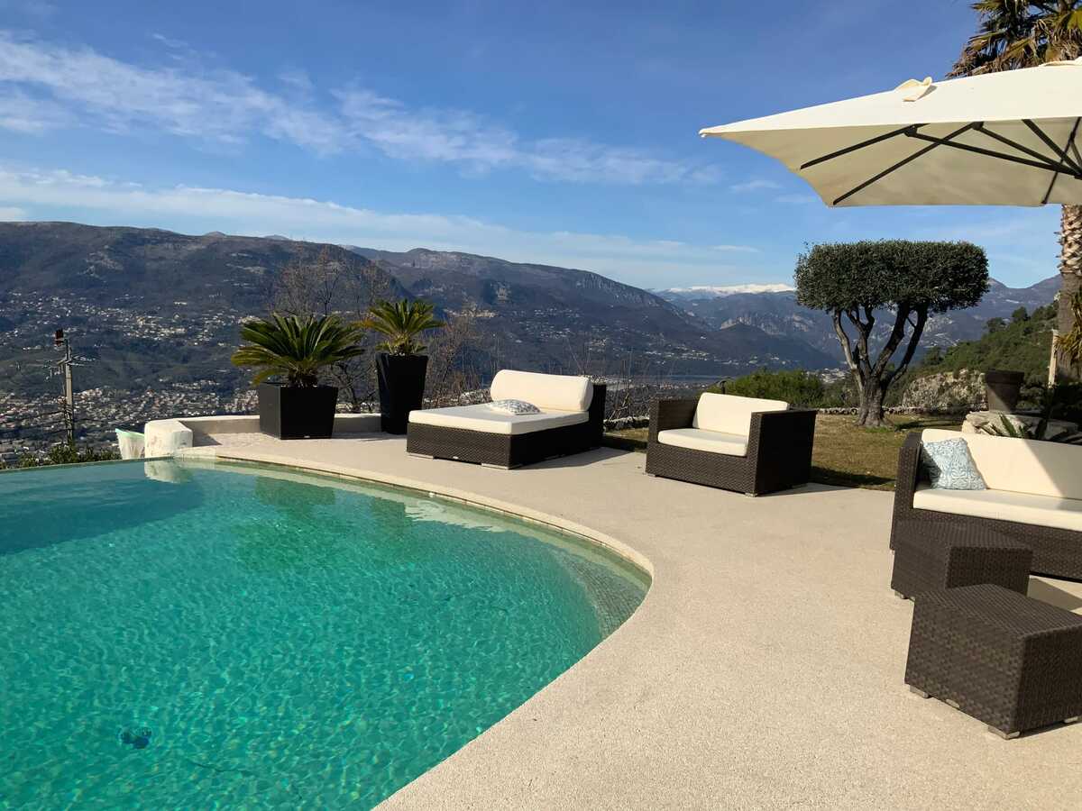 Villa avec piscine privée et vue mer à Aspremont - Photo 40