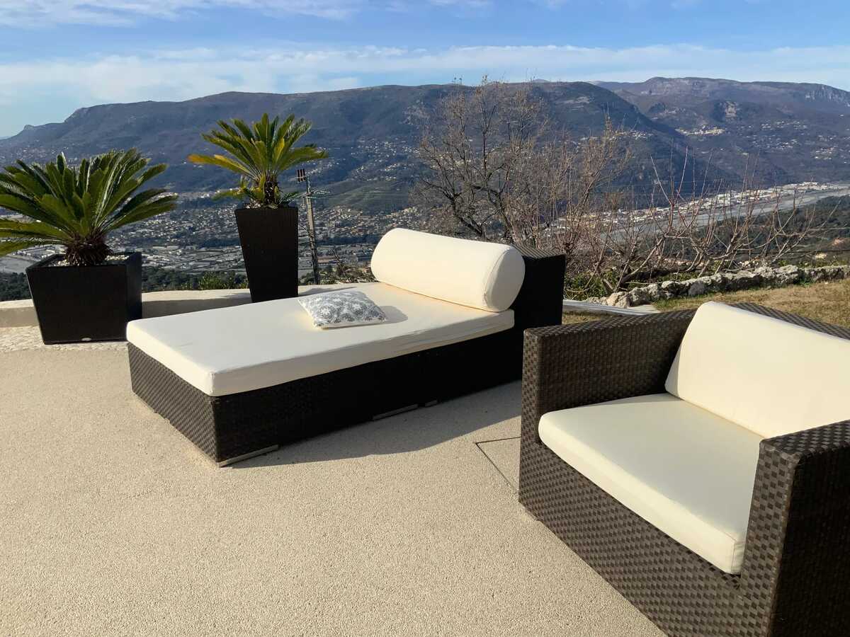 Villa avec piscine privée et vue mer à Aspremont - Photo 45