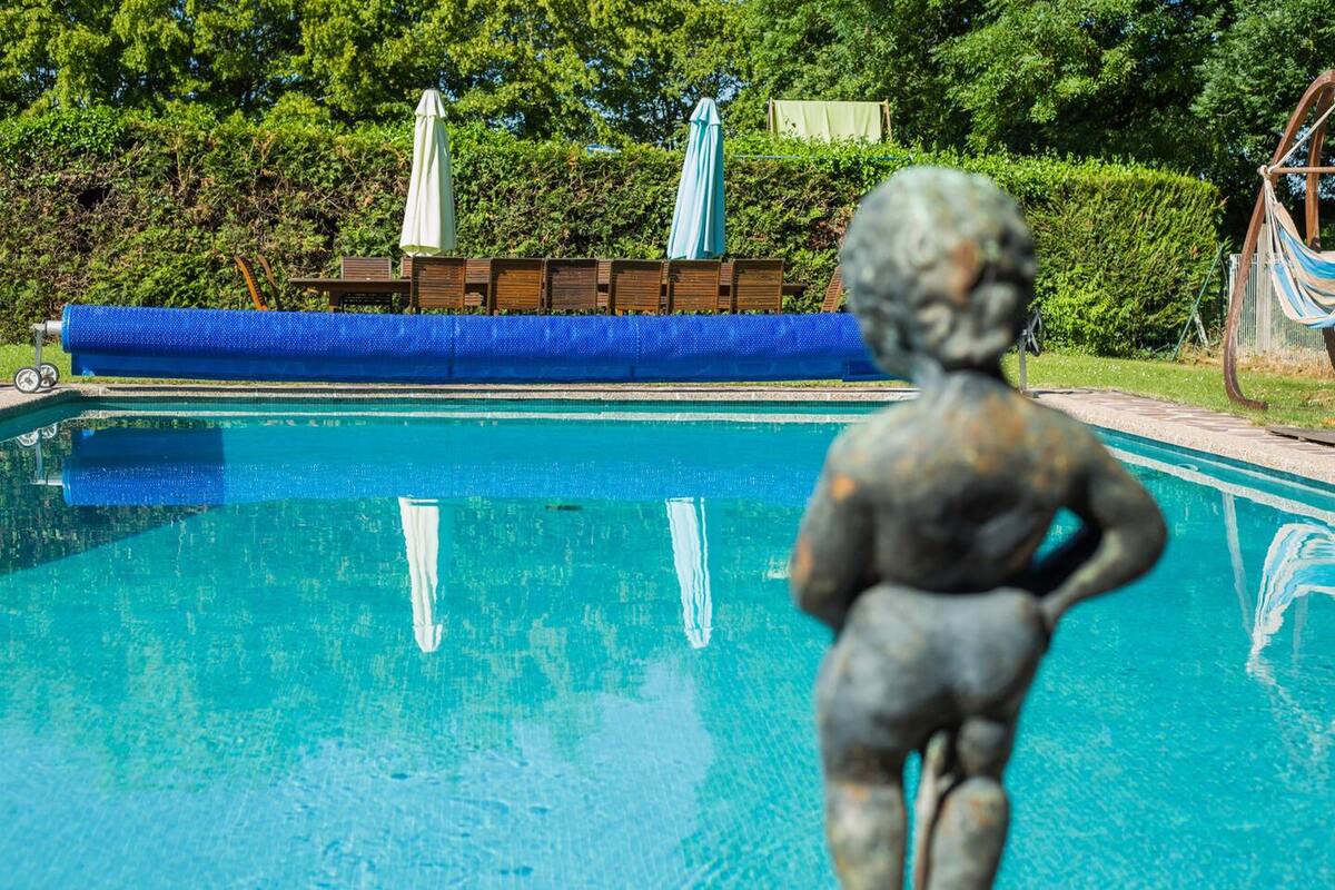 Château 15 personnes à Messas : piscine, vignes et terrain de jeux - Photo 7