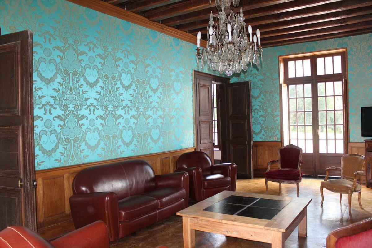 Château 15 personnes à Messas : piscine, vignes et terrain de jeux - Photo 25