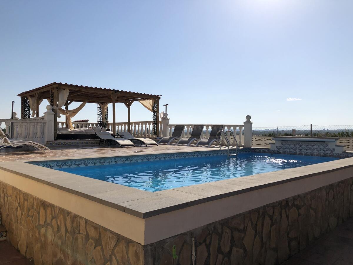 Villa 8 pers. à Olocau : piscine privée et pétanque - Photo 1