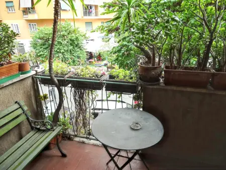 Location appartement à Roma, Appartement charmant à 5 km du Colisée à Roma - 55 m² - Balcon