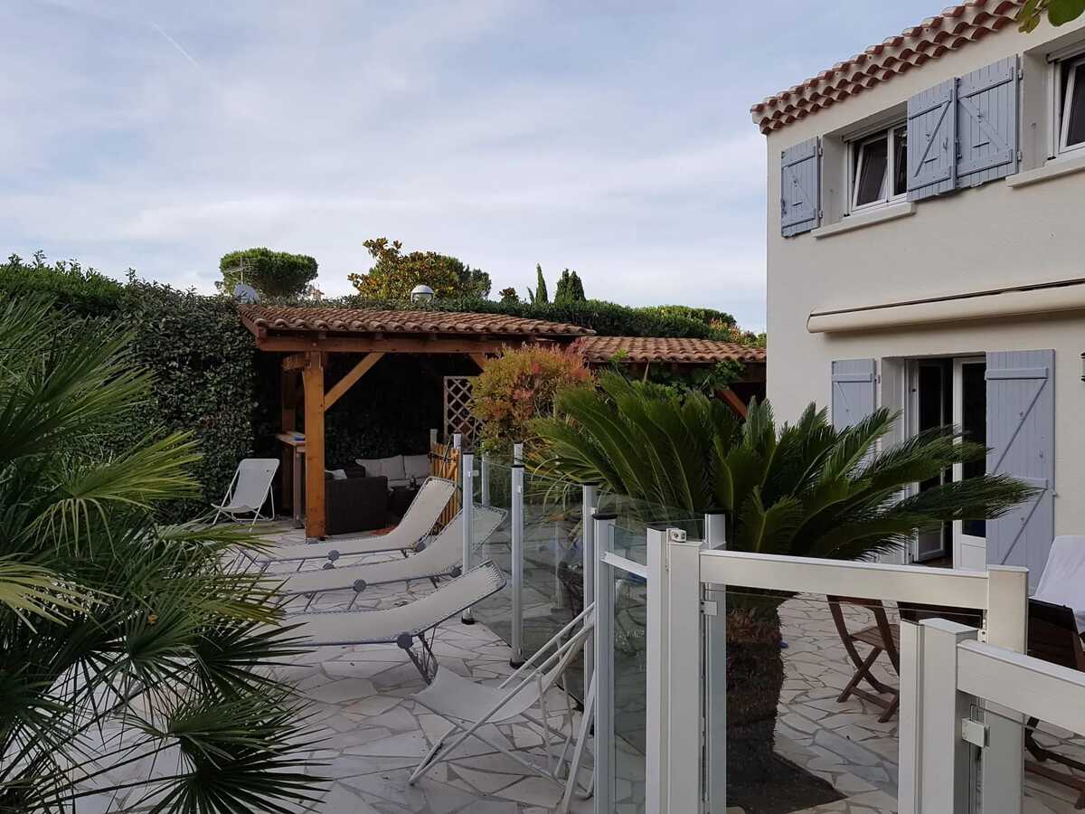 Villa 8 pers., 4 ch., piscine privée à Agde - Photo 38