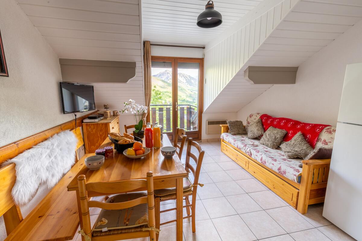 Appartement 6 pers. Saint-Sorlin-d'Arves, terrasse vue montagne - Photo 1
