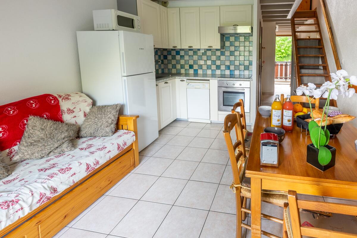 Appartement 6 pers. Saint-Sorlin-d'Arves, terrasse vue montagne - Photo 2