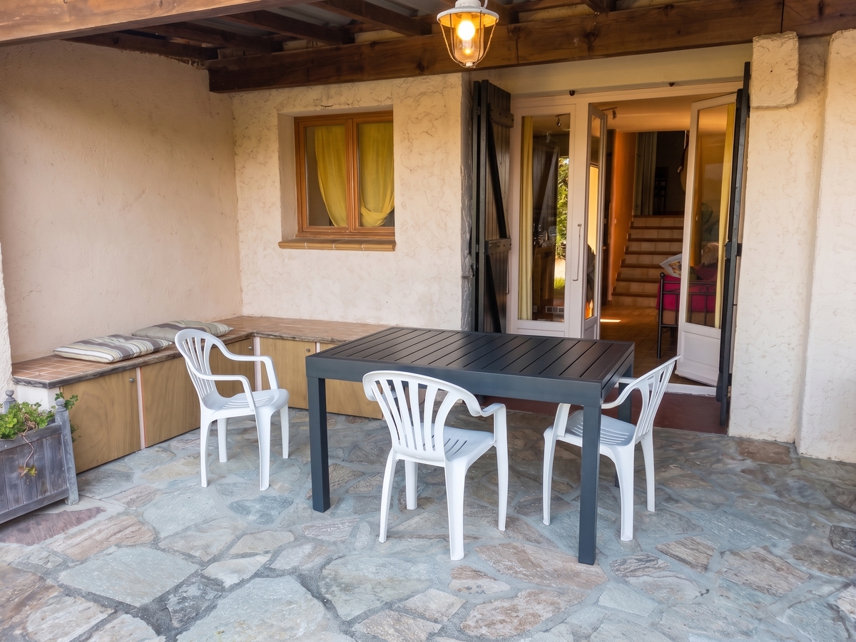 Maison 6 pers. vue mer à Calcatoggio, jardin clôturé - Photo 12