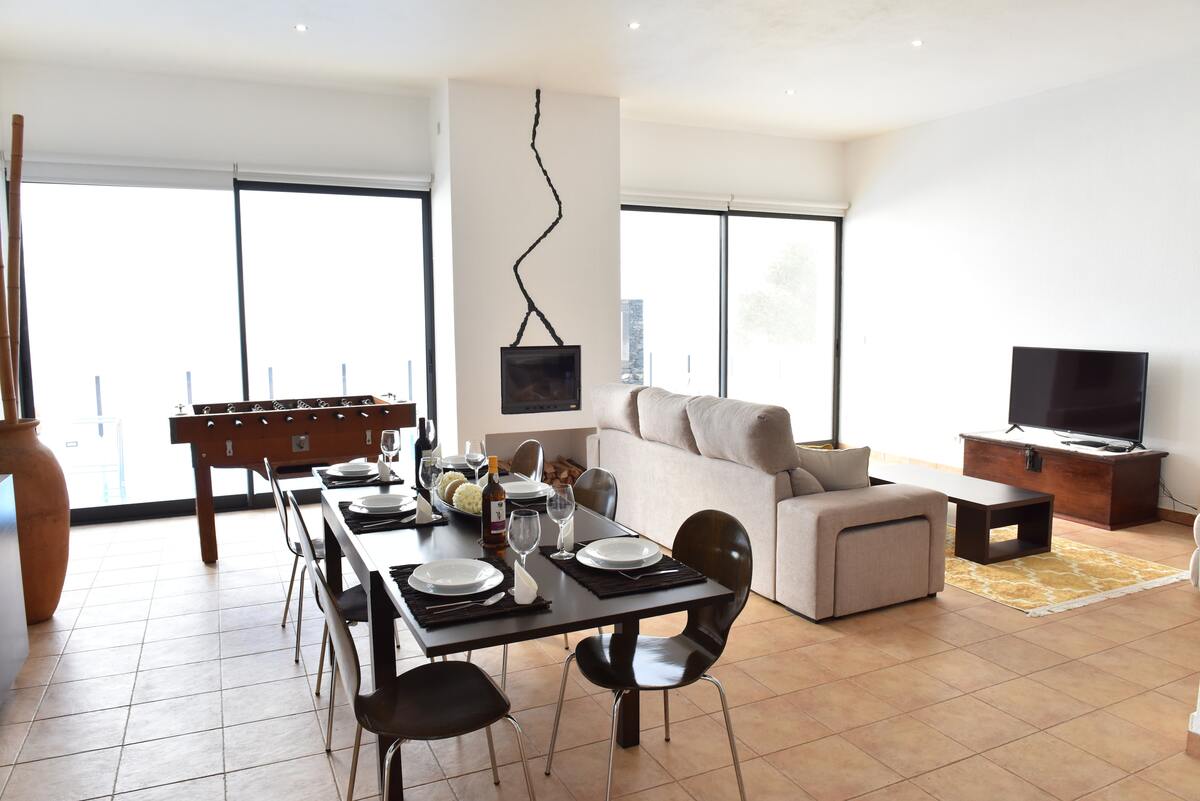 Villa 560 m² Fajã da Ovelha : piscine privée, vue mer - Photo 8