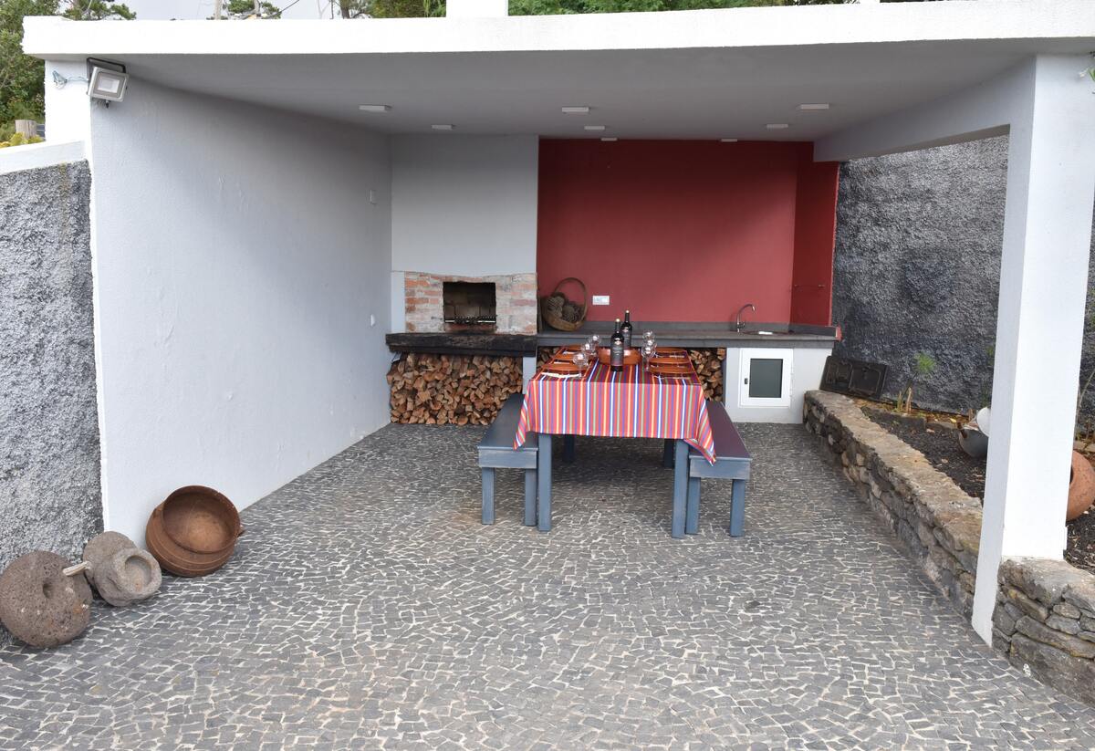Villa 560 m² Fajã da Ovelha : piscine privée, vue mer - Photo 12