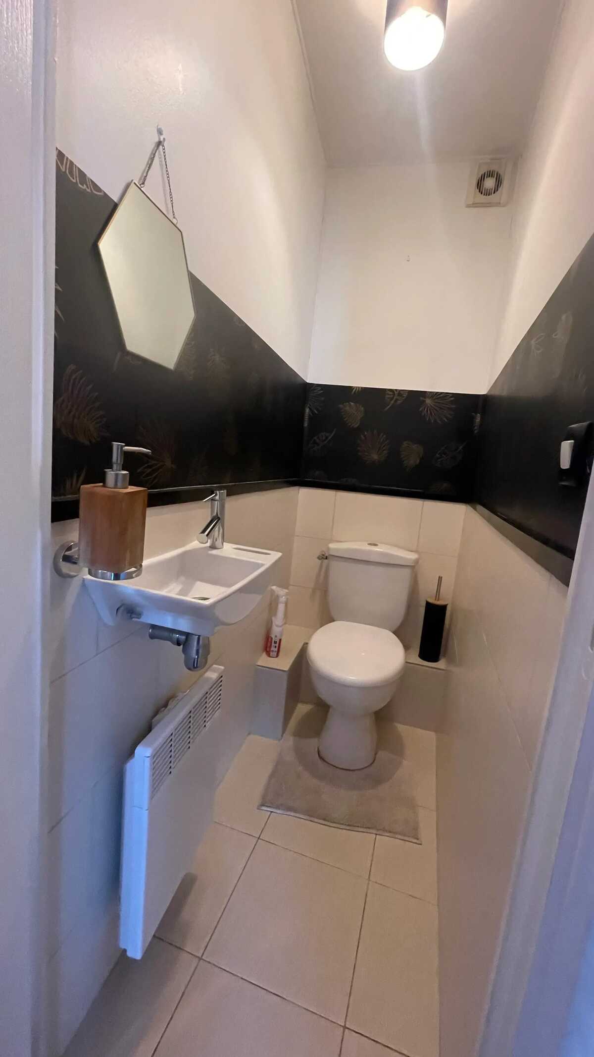 Appartement 6 pers., 3 chambres à Caen avec balcon vue ville - Photo 15