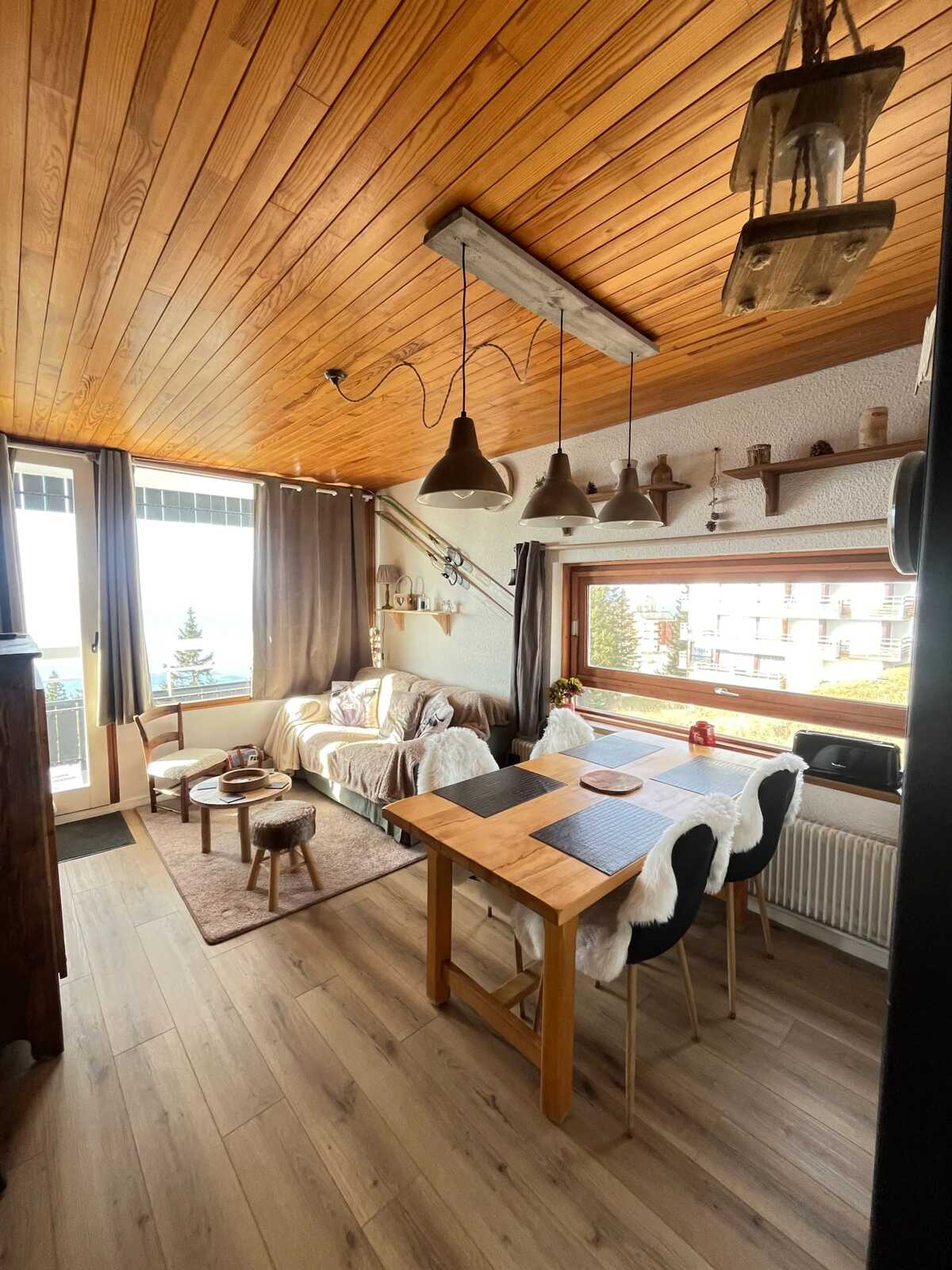 Appart 36 m² Chamrousse, balcon montagne et navette gratuite - Photo 1