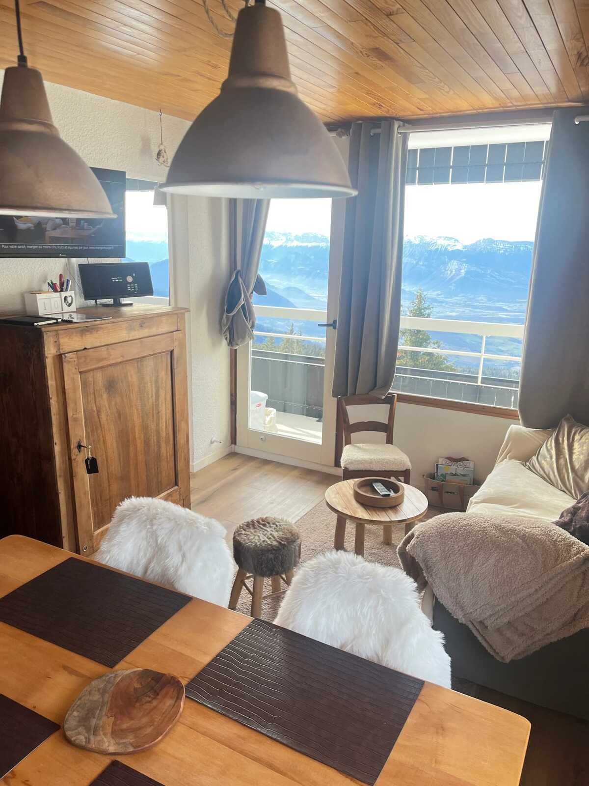 Appart 36 m² Chamrousse, balcon montagne et navette gratuite - Photo 3