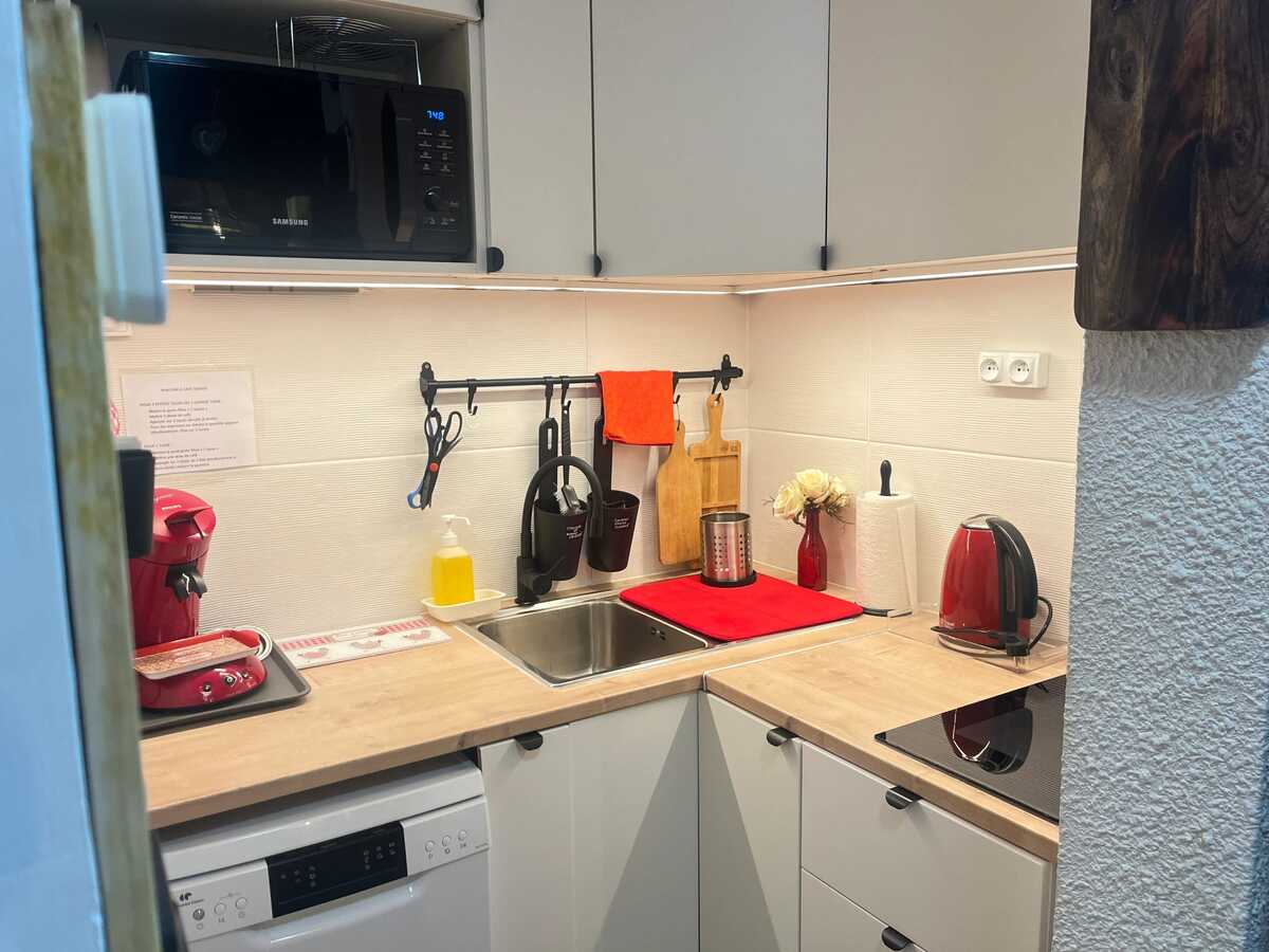 Appart 36 m² Chamrousse, balcon montagne et navette gratuite - Photo 4