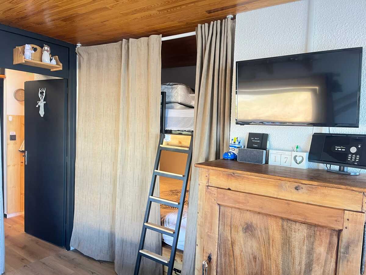 Appart 36 m² Chamrousse, balcon montagne et navette gratuite - Photo 5
