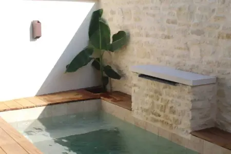 Maison de charme avec piscine privée à Mérindol, jardin clos : photo 2