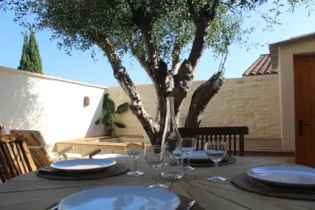 Maison de charme avec piscine privée à Mérindol, jardin clos : photo 4