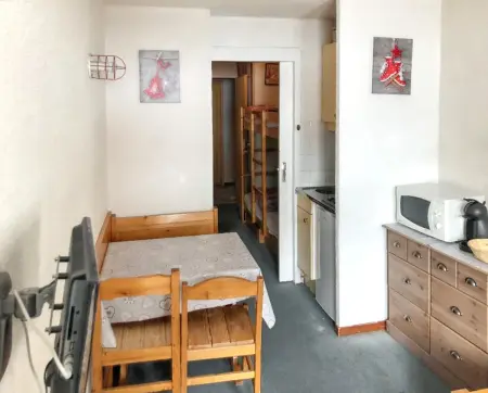 Studio familial avec balcon à Modane 18 m² vue montagne  - Photo 5