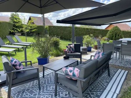 Location appartement à Plaimbois du Miroir, Appartement cosy avec jacuzzi à Plaimbois-du-Miroir, 70 m²