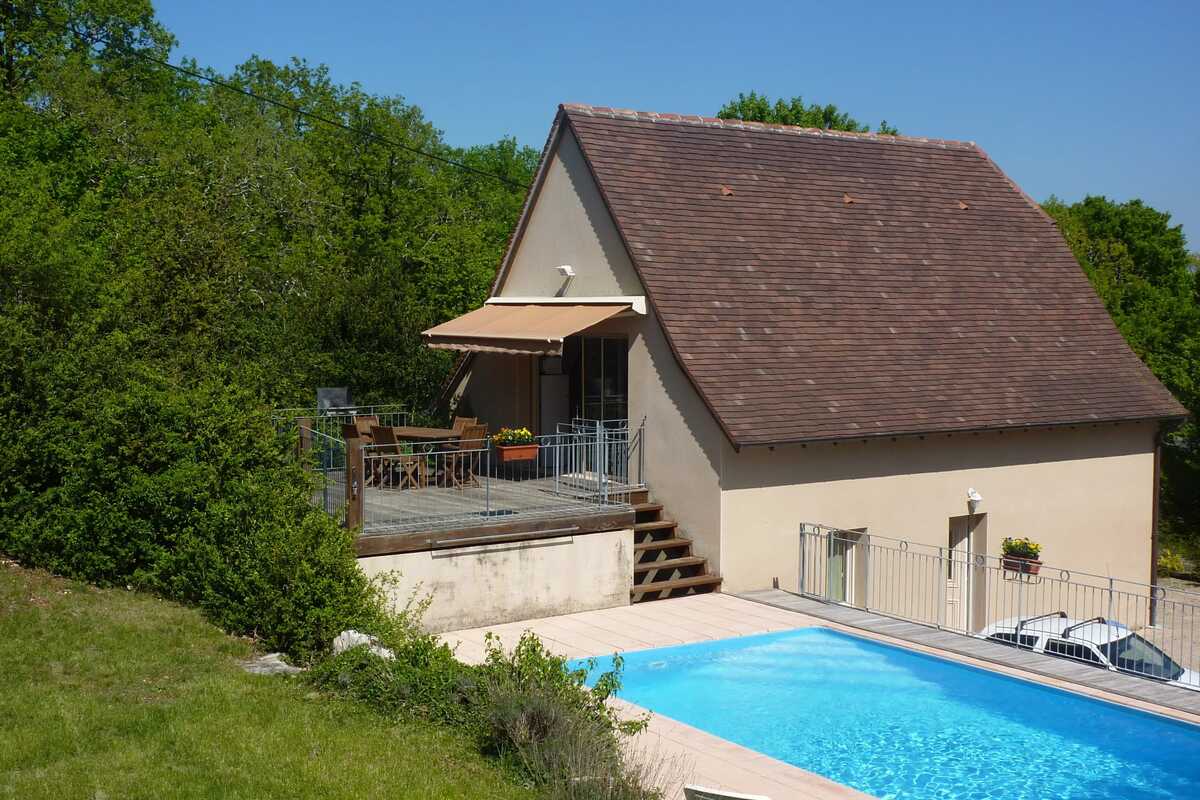 Maison 8 pers. avec piscine privée à Loubressac - Photo 1