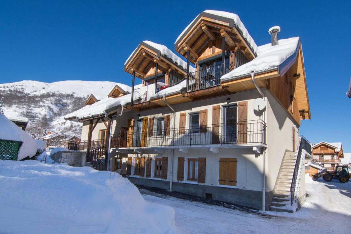 Appartement 6 personnes à Valloire, jardin vue montagne - Photo 2