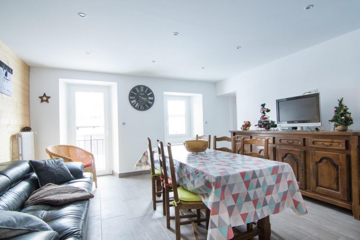 Appartement 6 personnes à Valloire, jardin vue montagne - Photo 3