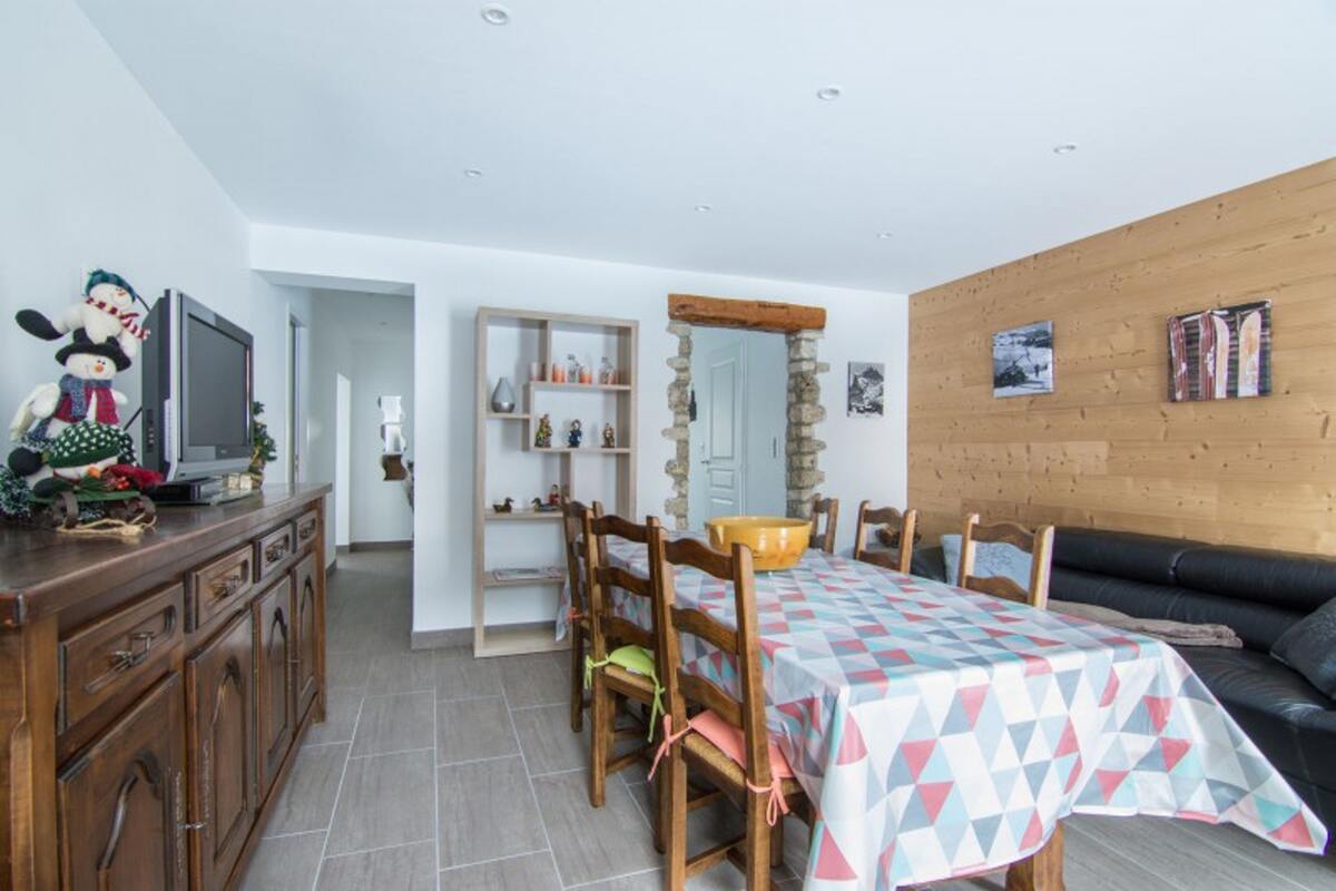 Appartement 6 personnes à Valloire, jardin vue montagne - Photo 4