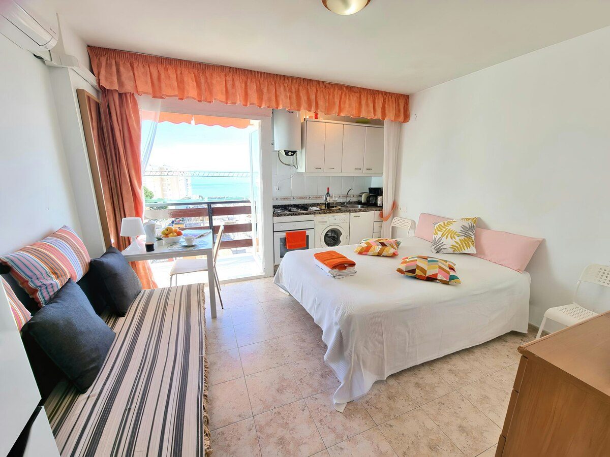 Studio vue mer avec piscine commune à Benalmádena - Photo 5
