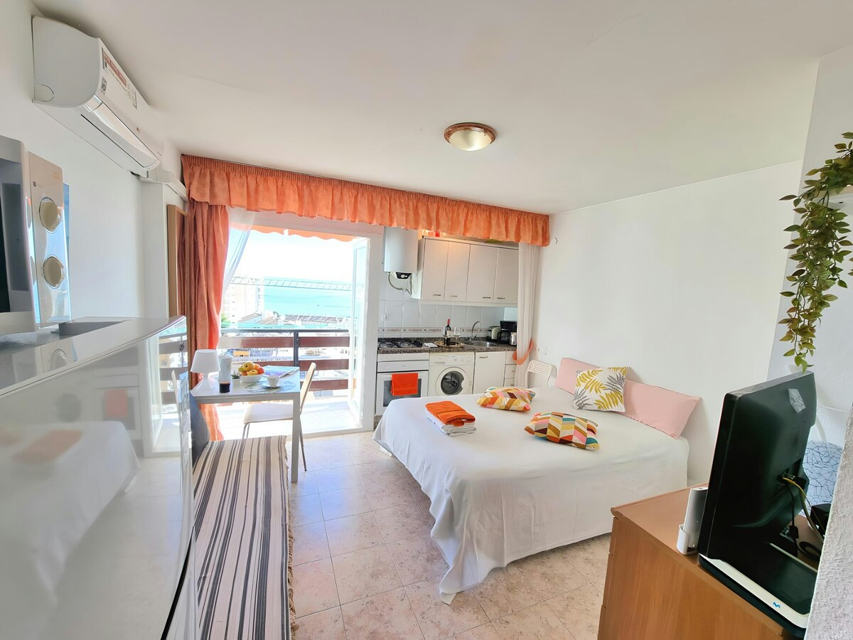 Studio vue mer avec piscine commune à Benalmádena - Photo 7