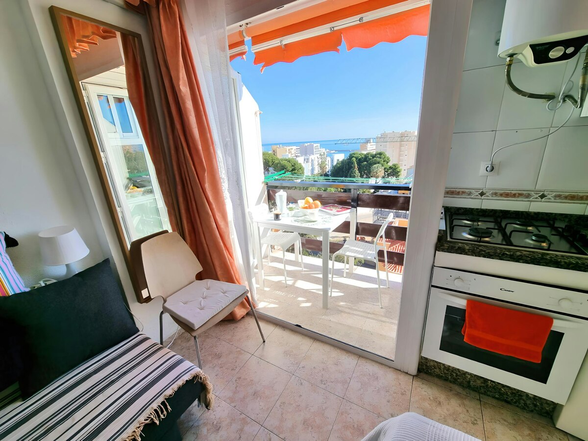Studio vue mer avec piscine commune à Benalmádena - Photo 13