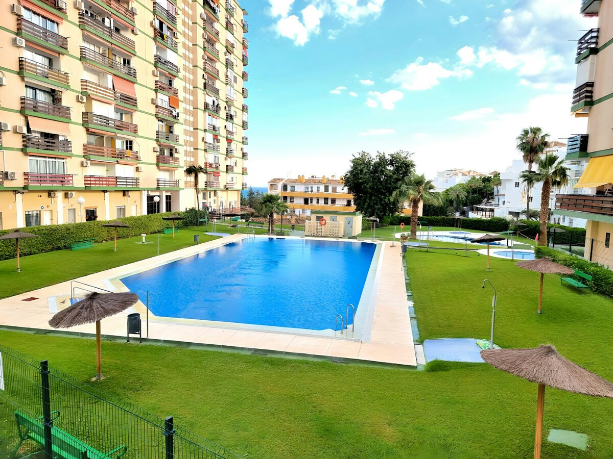 Studio vue mer avec piscine commune à Benalmádena - Photo 16