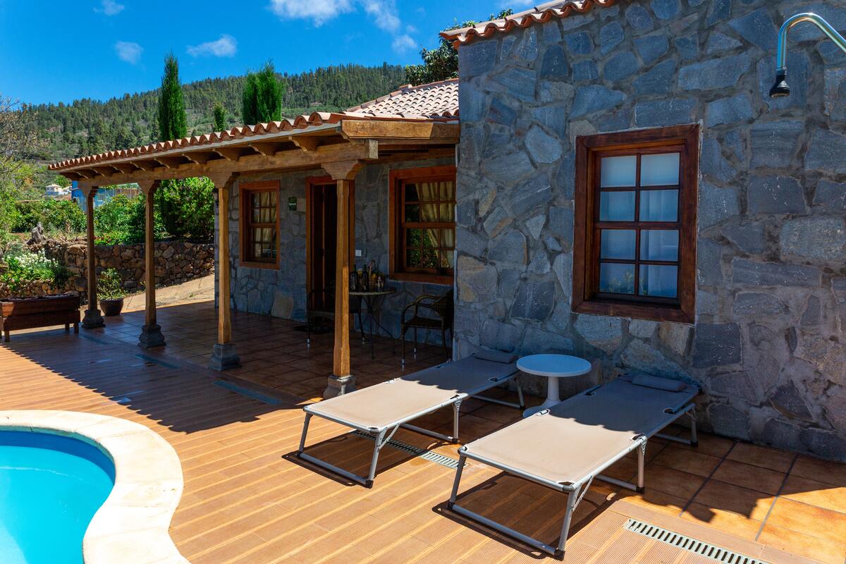 Villa 52 m² vue mer et piscine privée à Tijarafe - Photo 3