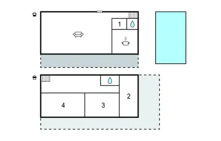 Maison 4 chambres avec piscine privée à Calvisson : photo 24