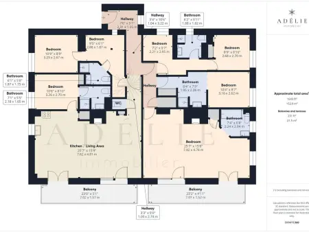 Appartement 160m² skis aux pieds pour 14 pers, 7 ch : photo 31