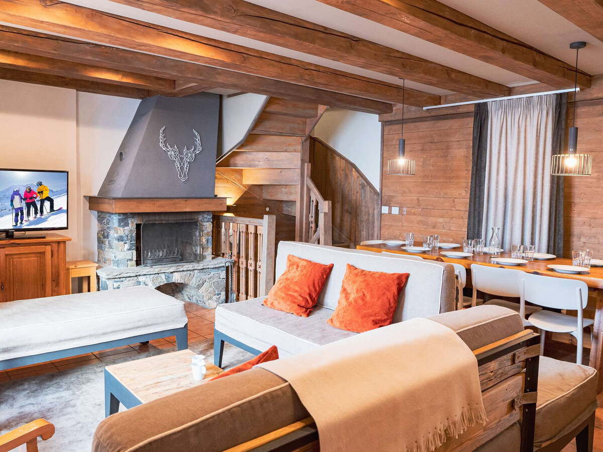 Chalet triplex 10 pers, cheminée et local à skis à Val Thorens - Photo 2