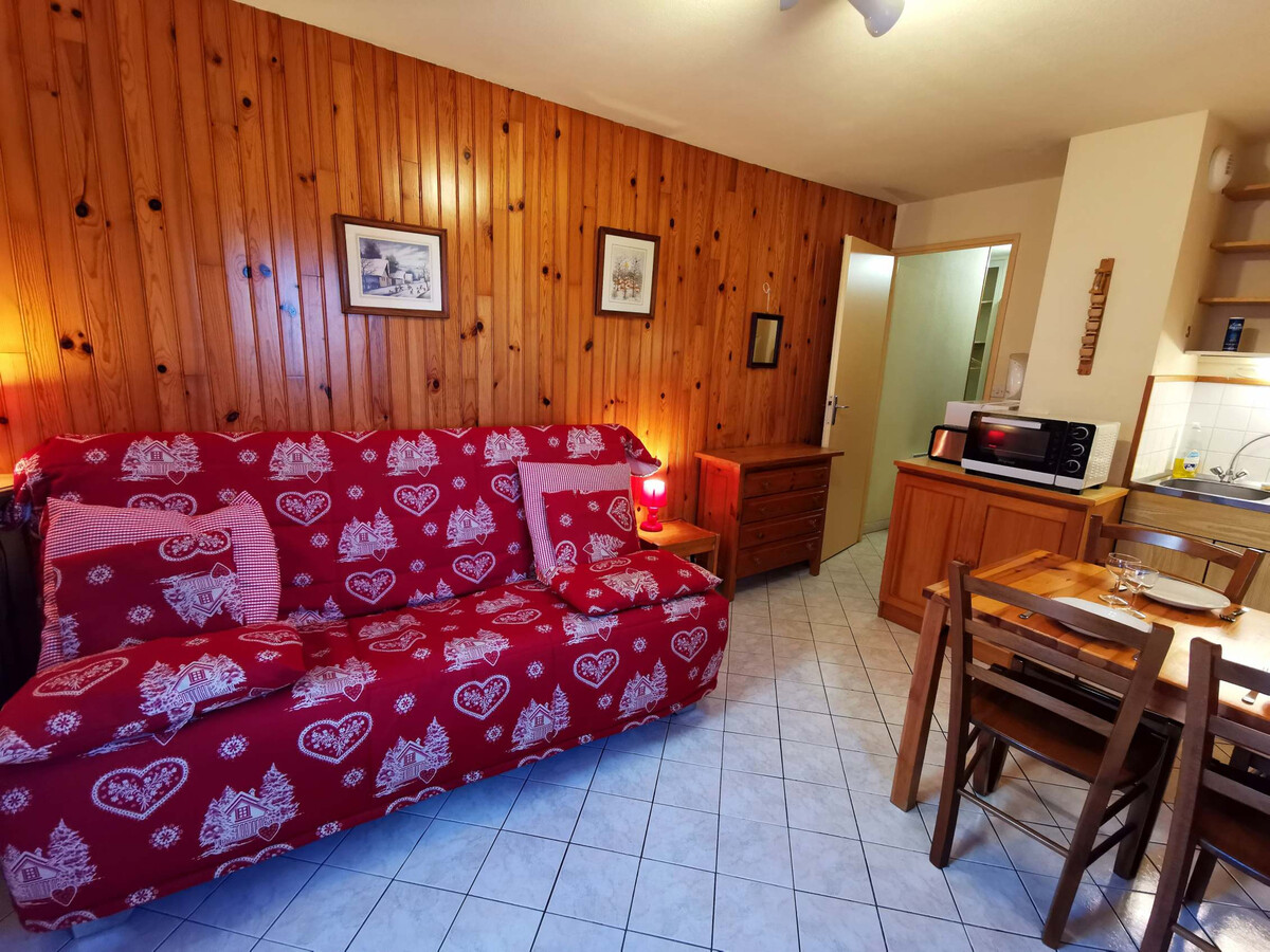 Studio cabine 4 pers. pieds pistes aux Adrets-Prapoutel - Photo 1