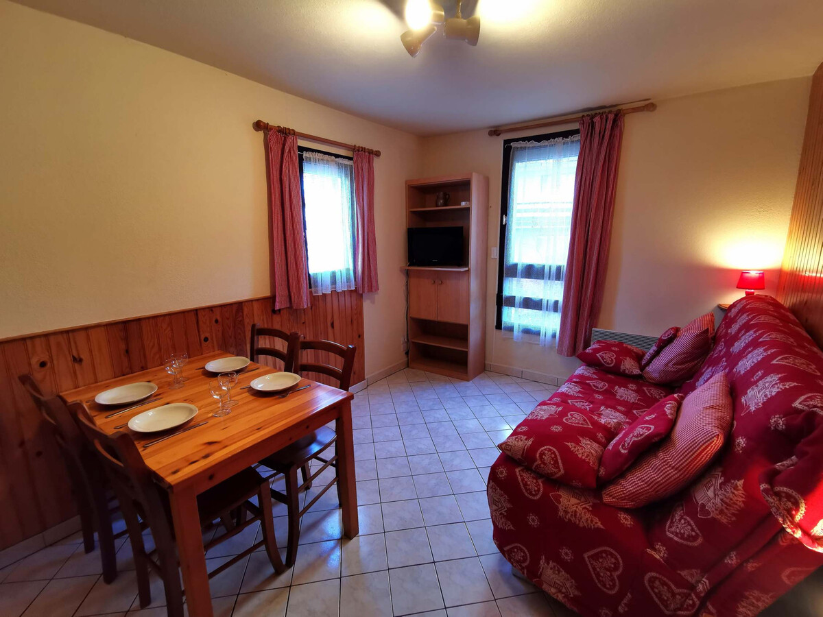 Studio cabine 4 pers. pieds pistes aux Adrets-Prapoutel - Photo 2