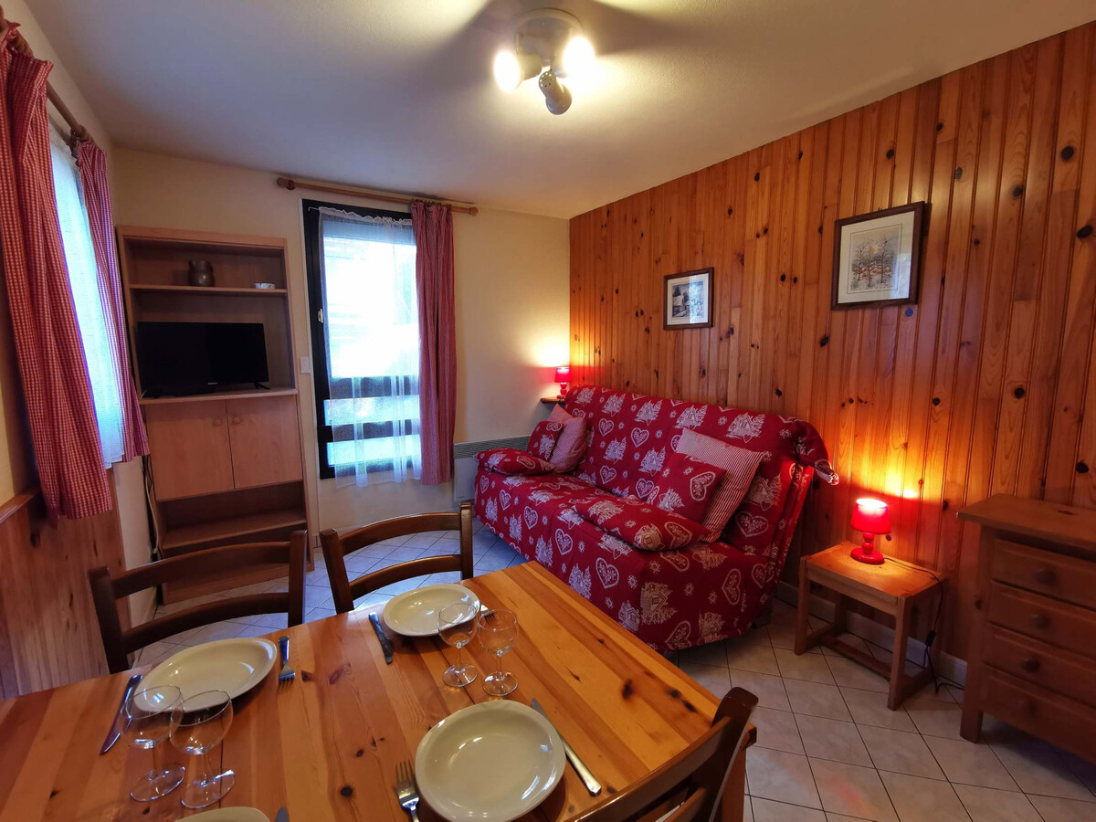 Studio cabine 4 pers. pieds pistes aux Adrets-Prapoutel - Photo 3
