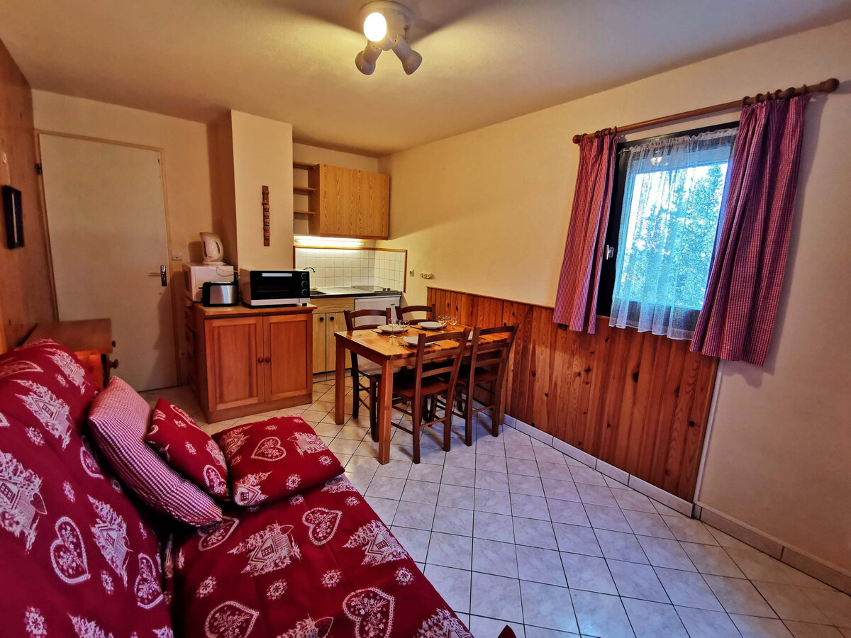 Studio cabine 4 pers. pieds pistes aux Adrets-Prapoutel - Photo 4
