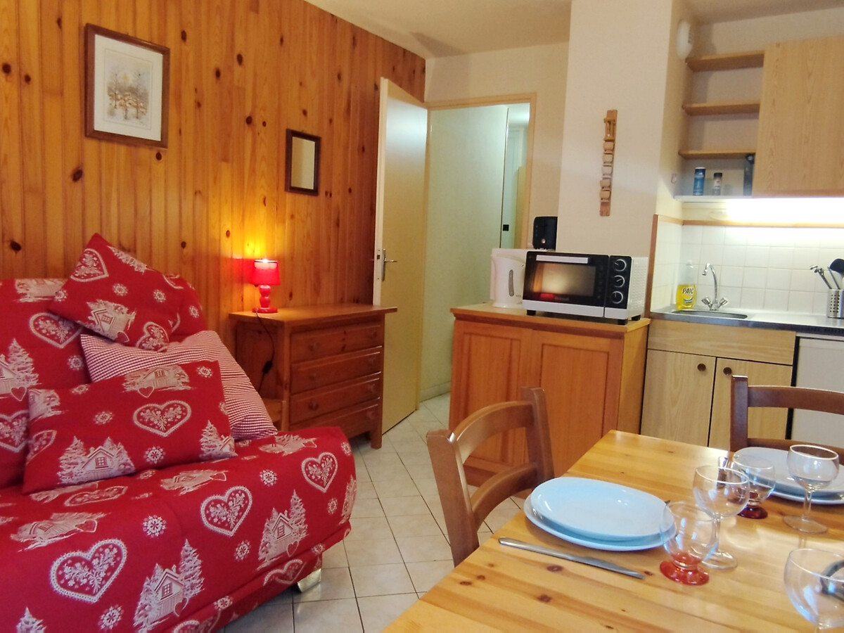 Studio cabine 4 pers. pieds pistes aux Adrets-Prapoutel - Photo 9